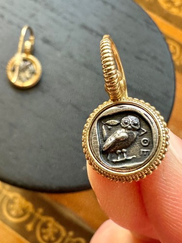 Greek owl athena - greek, of