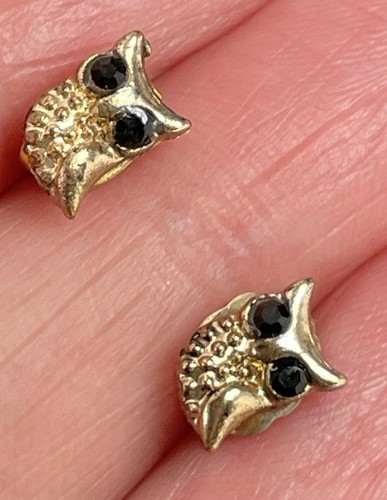 Vintage small owl black - vintage,