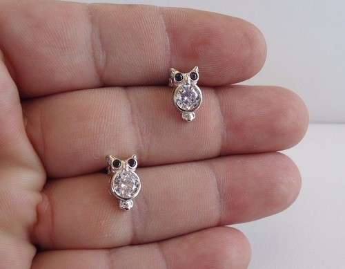Stud owl 925 sterling - stud,