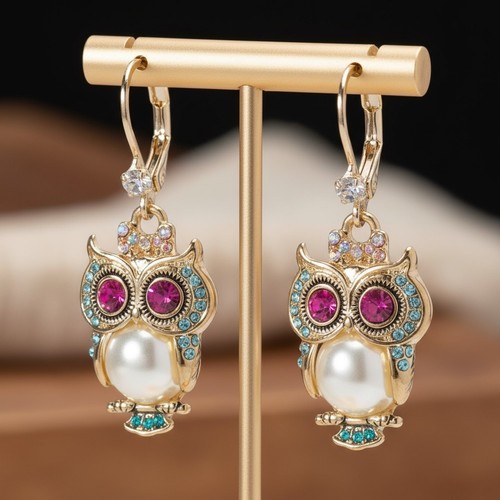 Betsey johnson pearl - johnson, owl